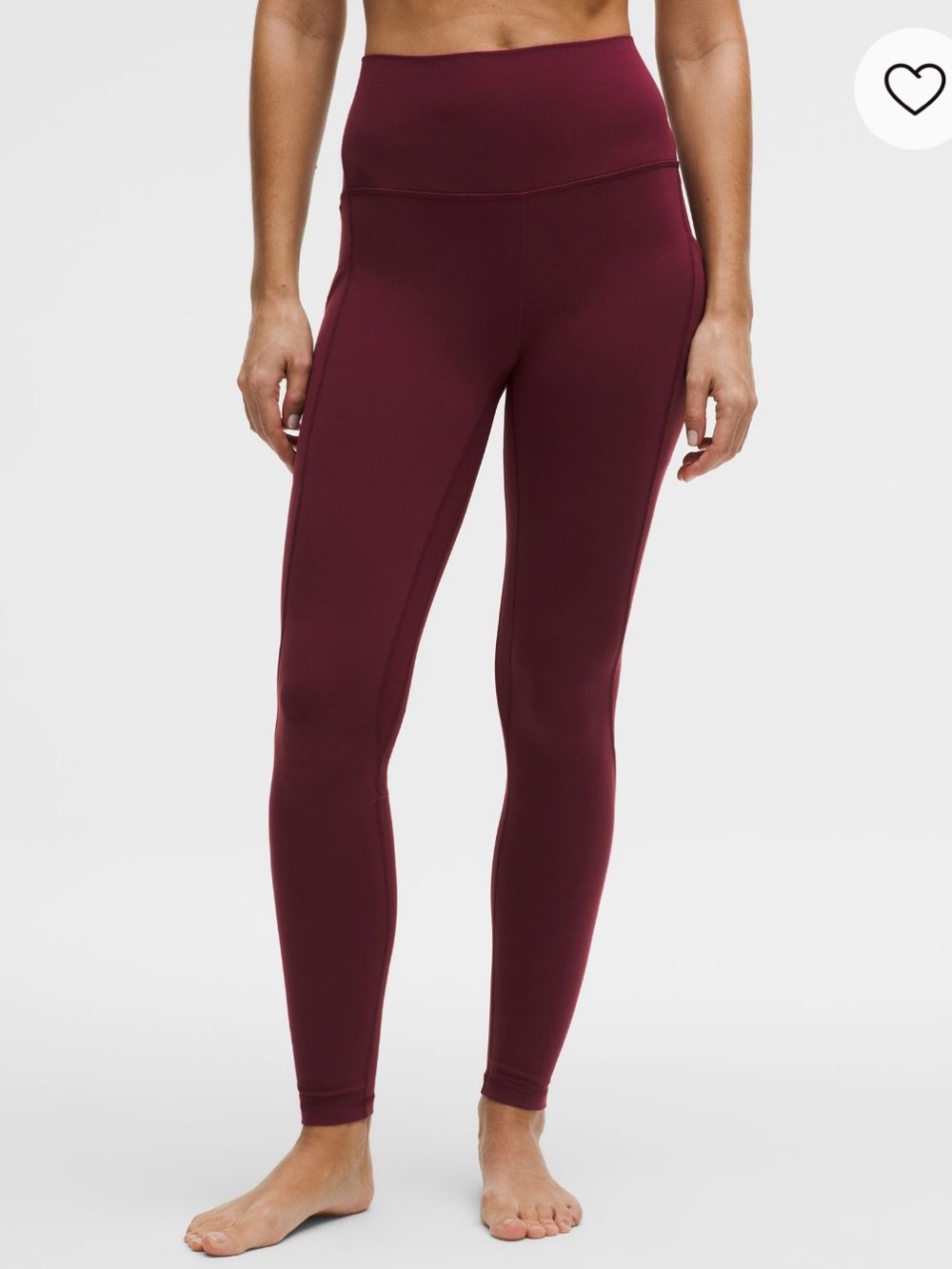 Lululemon align High-Rise Women's Leggings in Burgundy